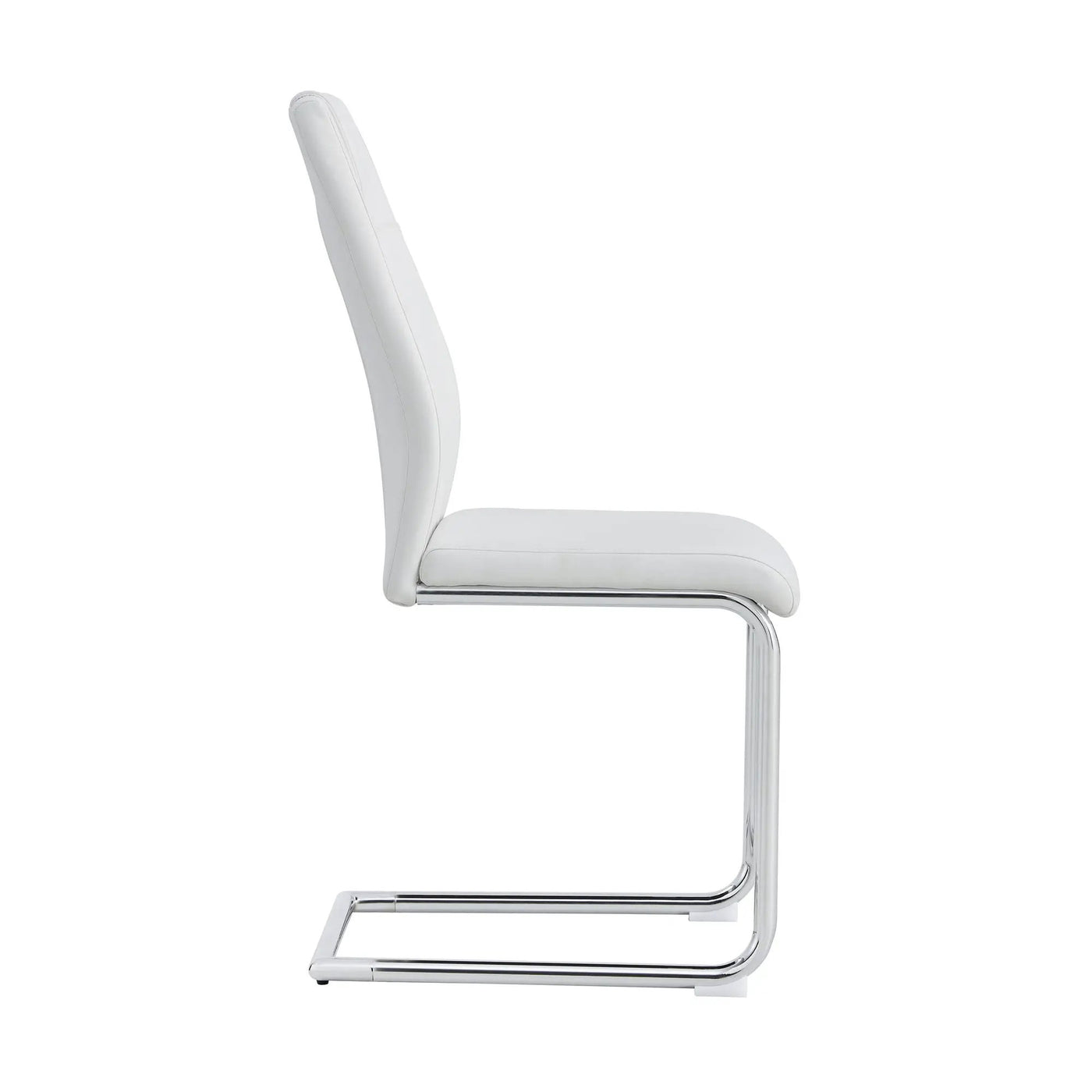 Modern Dining Chairs With Padded Seat, Metal Legs by HouseOfZazla