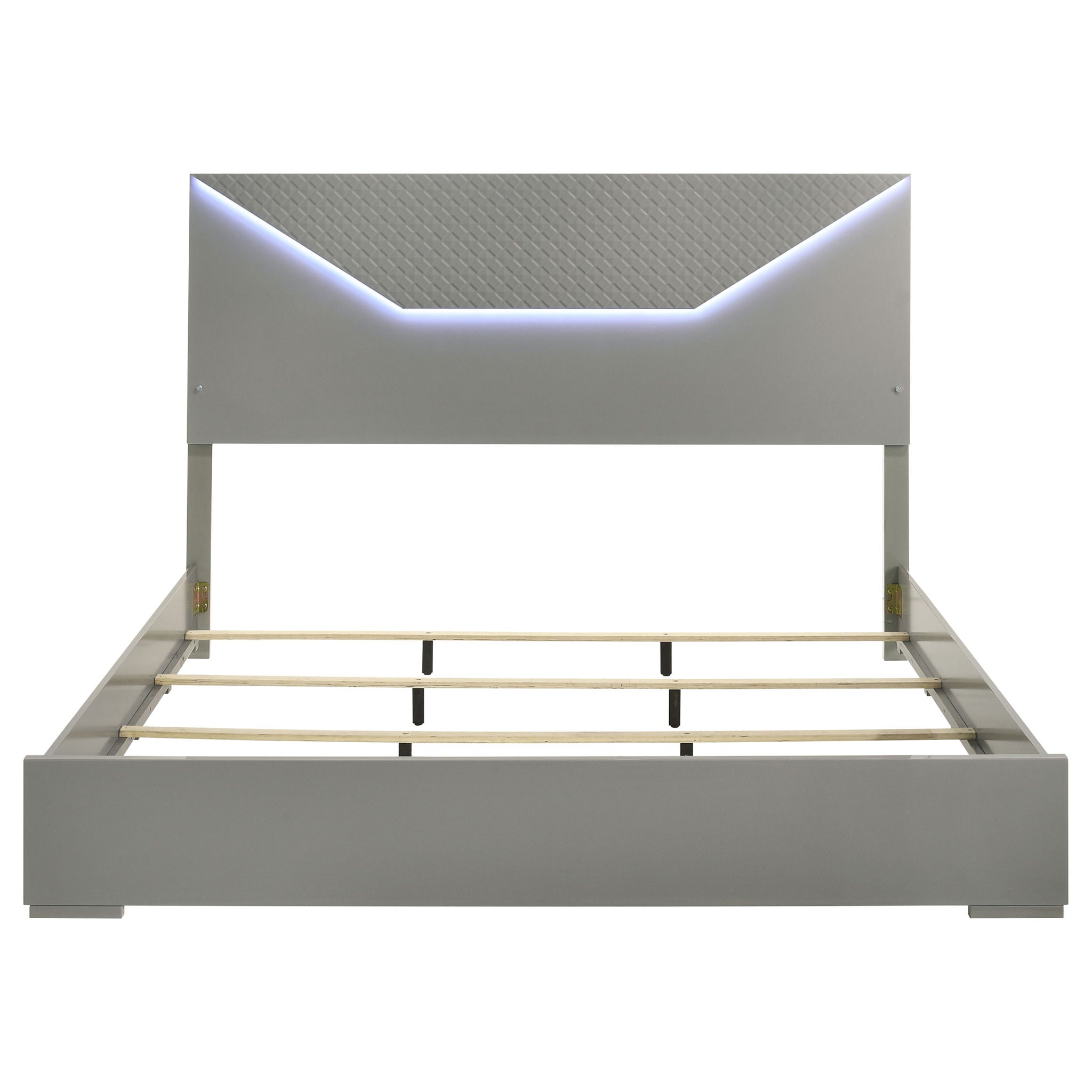 Pierce - Panel Bed LED Headboard by HouseOfZazla