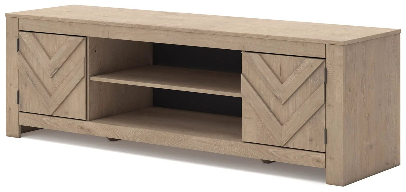 Cayboni - LG TV Stand With Fireplace Option by Unique Piece Furniture