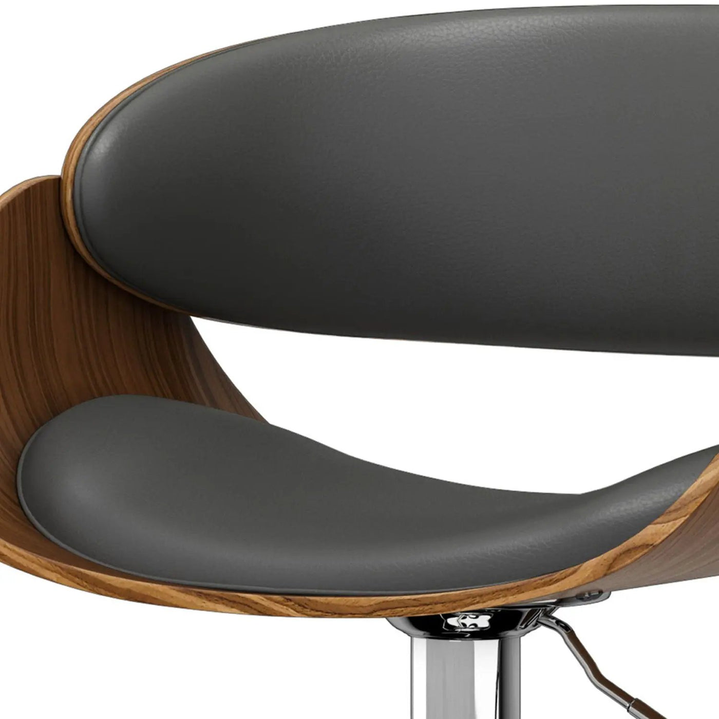 Amery - Mid Century Modern Adjustable Swivel Bar Stool by HouseOfZazla