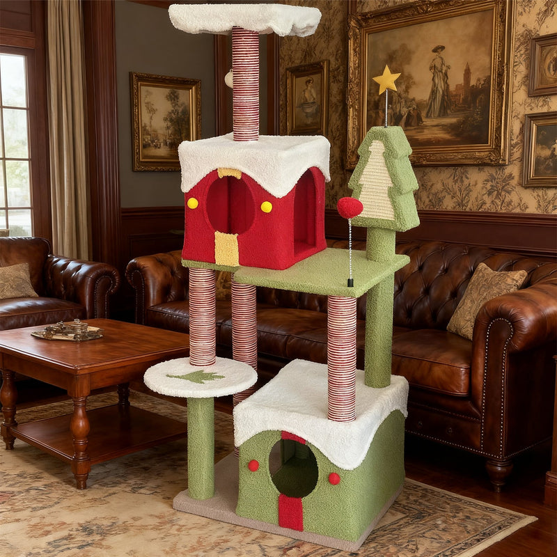 CY14 Christmas Cat Tree, photo 7 of 10