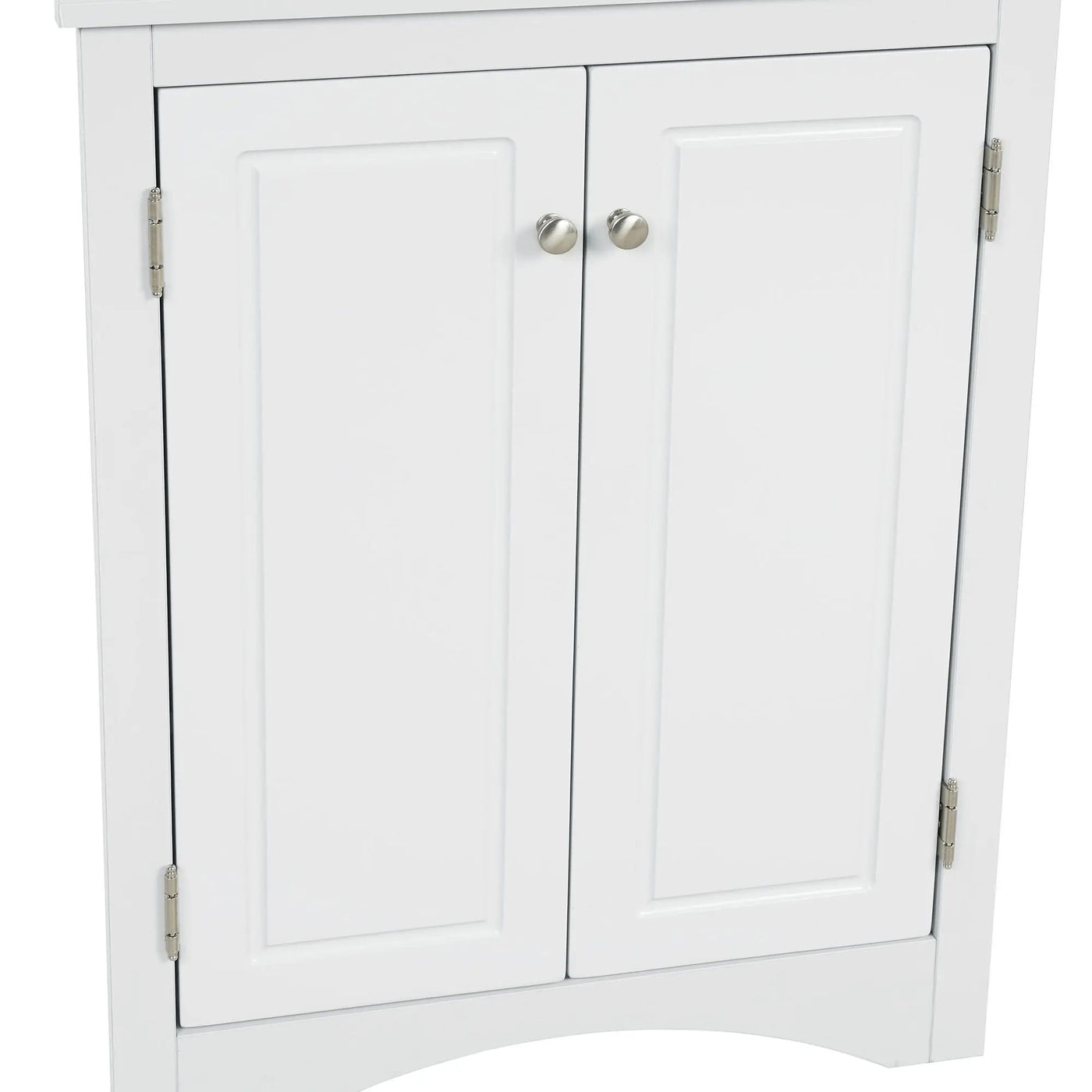 Triangle Bathroom Storage Cabinet With Adjustable Shelves, Freestanding Floor Cabinet For Home Kitchen by HouseOfZazla