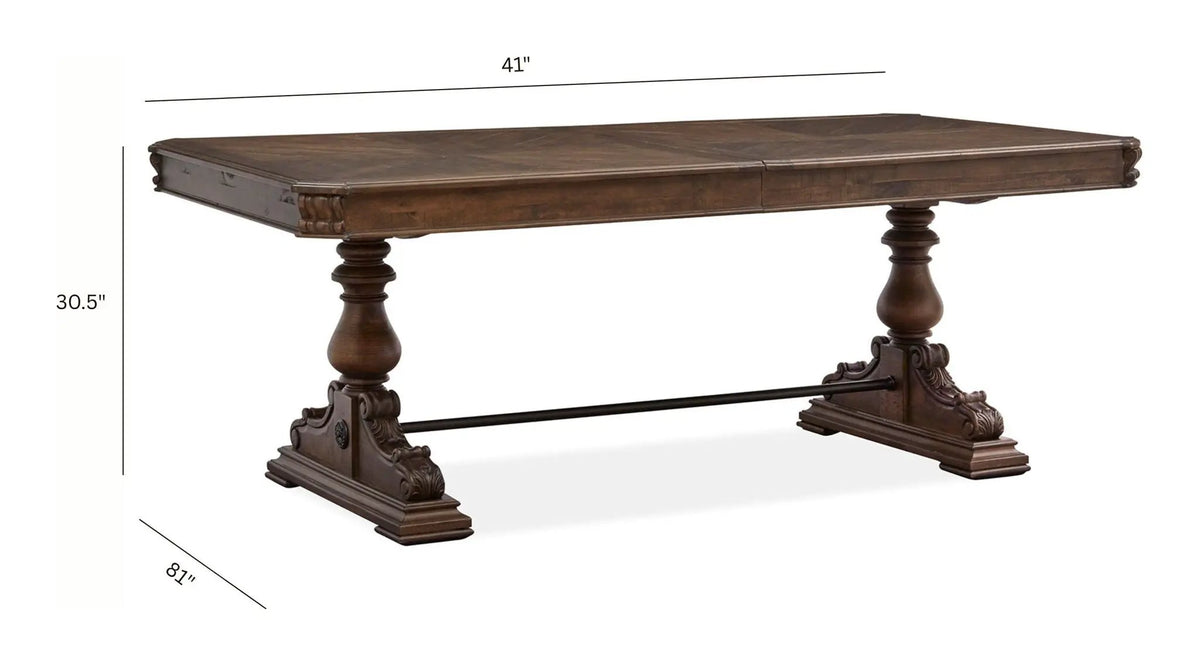 Durango - Trestle Dining Table - Willadeene Brown, photo 3 of 7