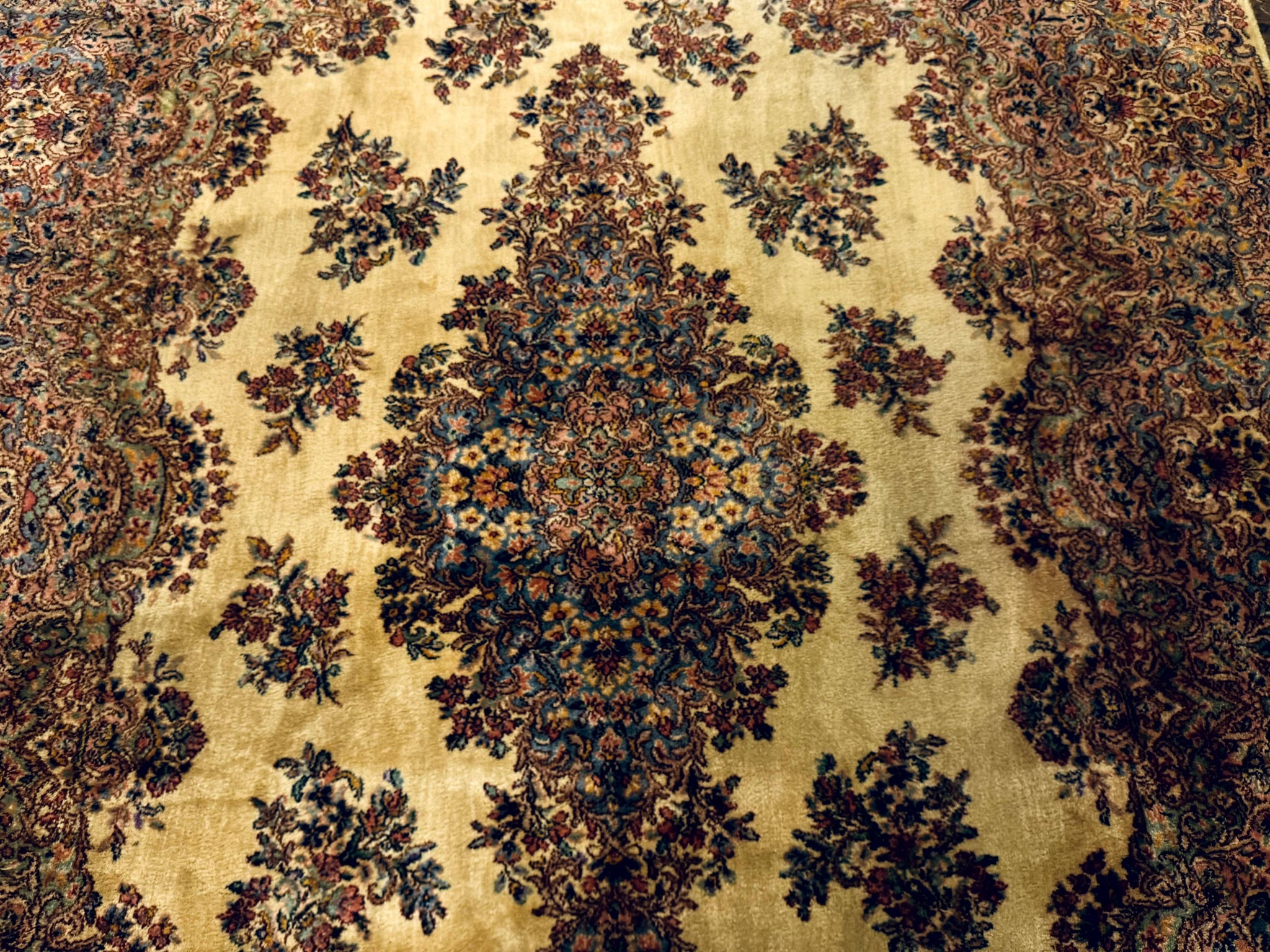 Karastan Kirman Rug #781, Antique Karastan Oriental Carpet 8.8 x 12, Wool Area Rug, Original Collection 700 Series, Rare Discontinued by Jewel Rugs