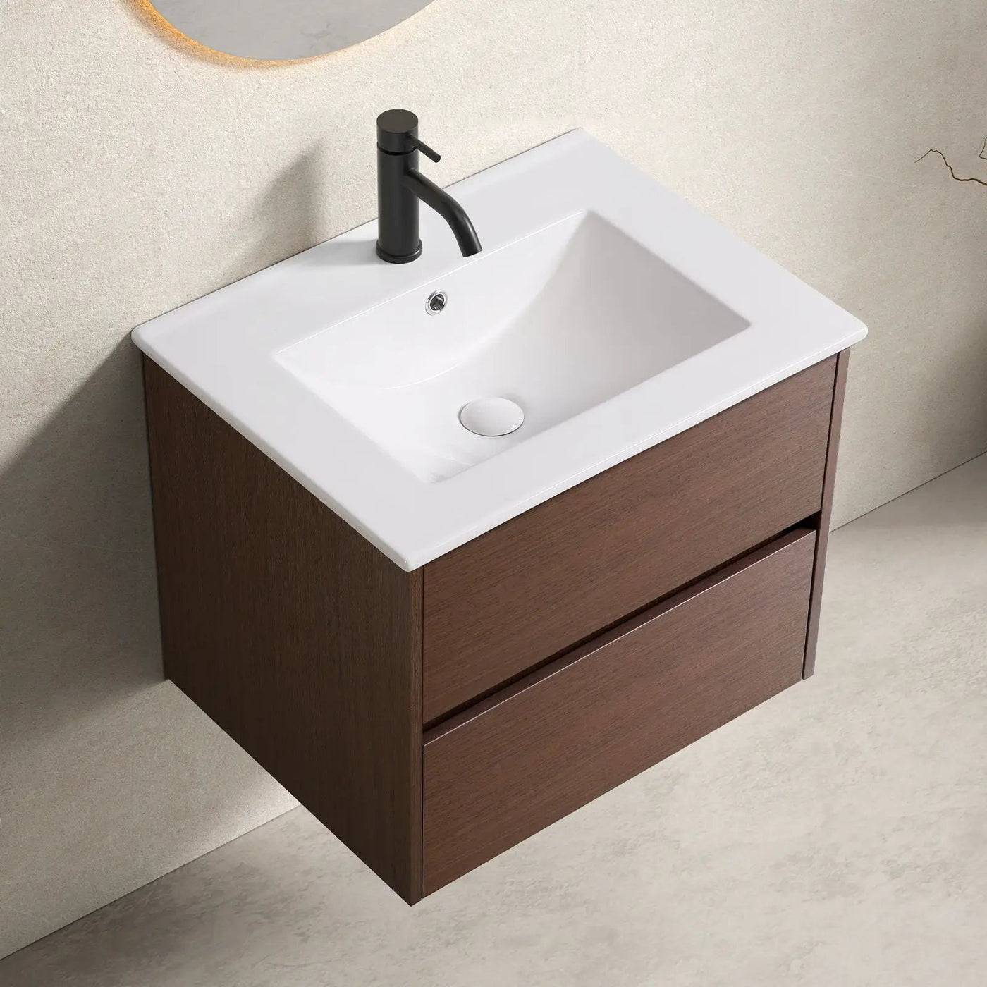 Wall Mounted Floating Bathroom Vanity With Sink And Cabinet by HouseOfZazla