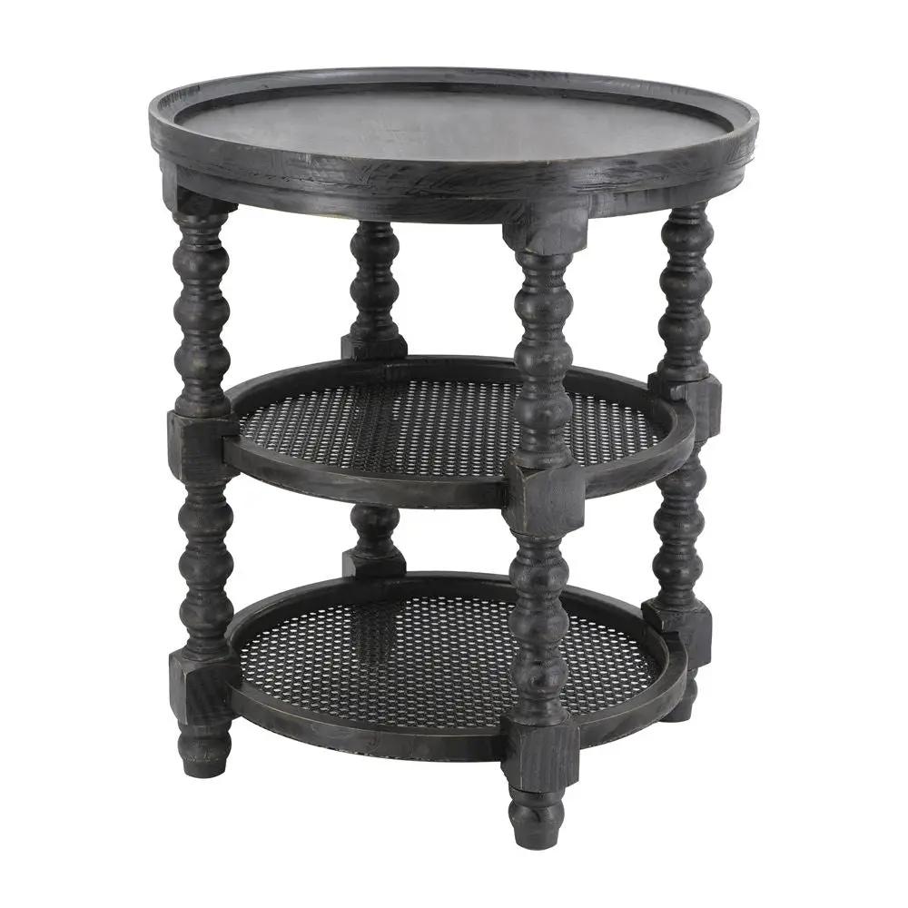 Round 3 Tiered Side Tabel, End Tabel For Lving Room Bedroom Entryway by HouseOfZazla