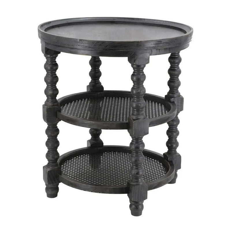 Round 3 Tiered Side Tabel, End Tabel For Lving Room Bedroom Entryway by Unique Piece Furniture