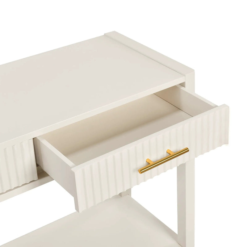U Style 60" Painted Console Table with 3 Drawers by HouseOfZazla