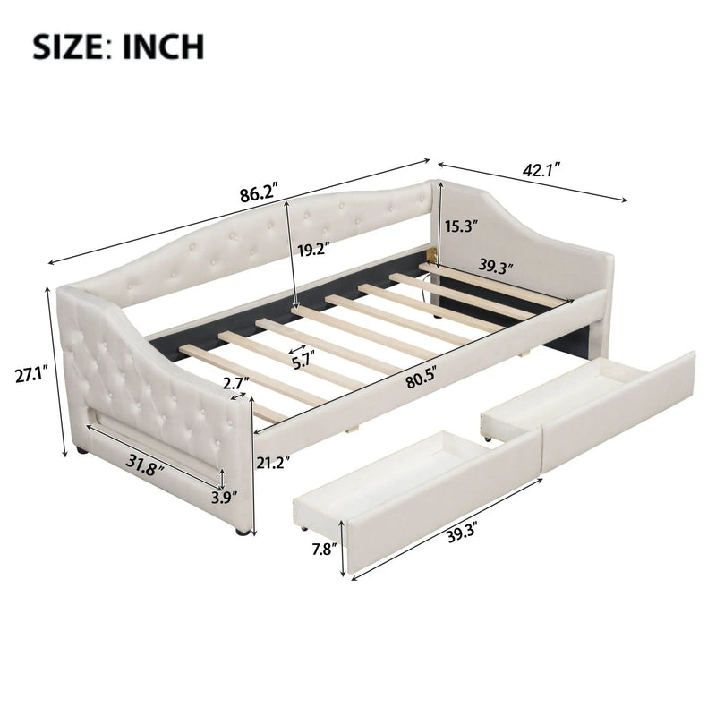 Daybed With LED Belt by Unique Piece Furniture