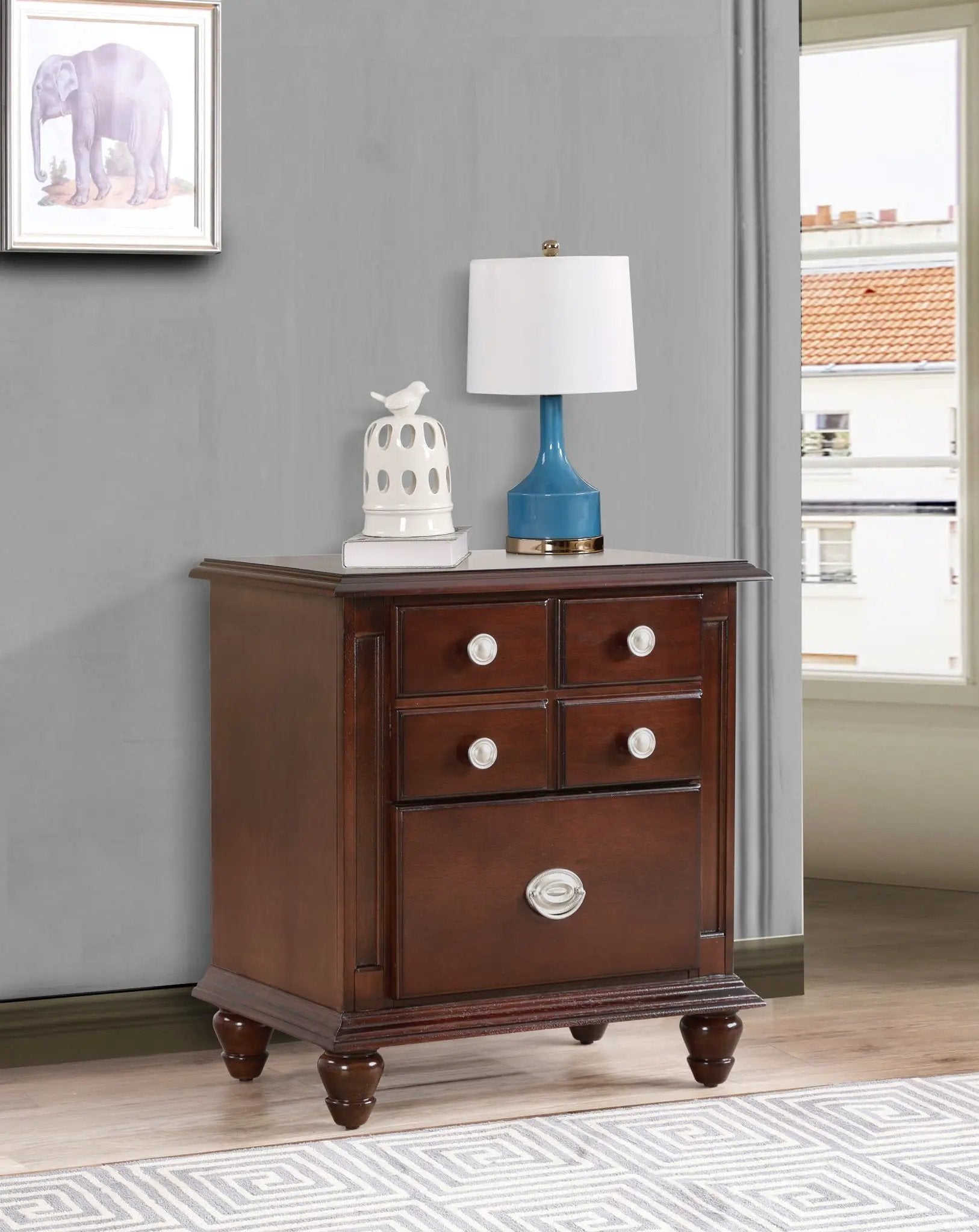Summit - Nightstand - Cappuccino by HouseOfZazla