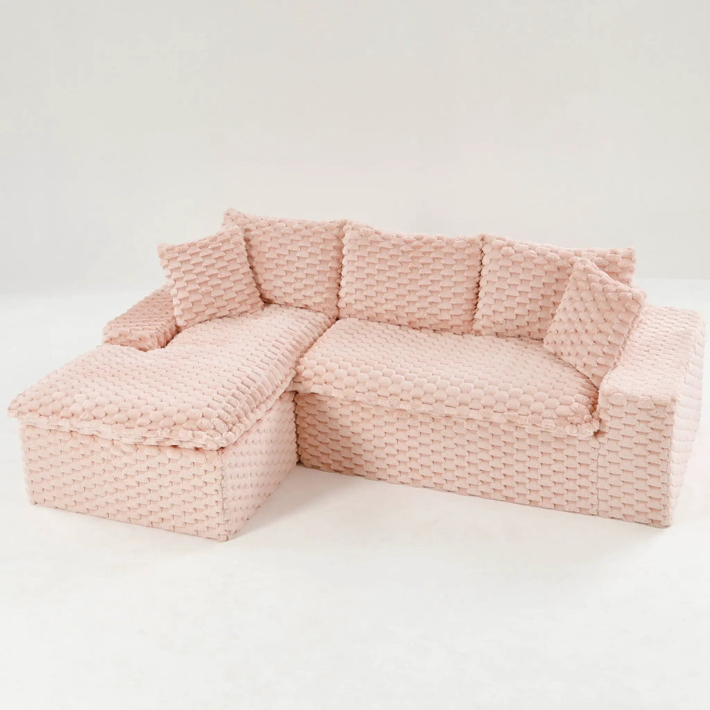 Modular Sofa, Convertible Twin Seat With Chaise Lounge by HouseOfZazla