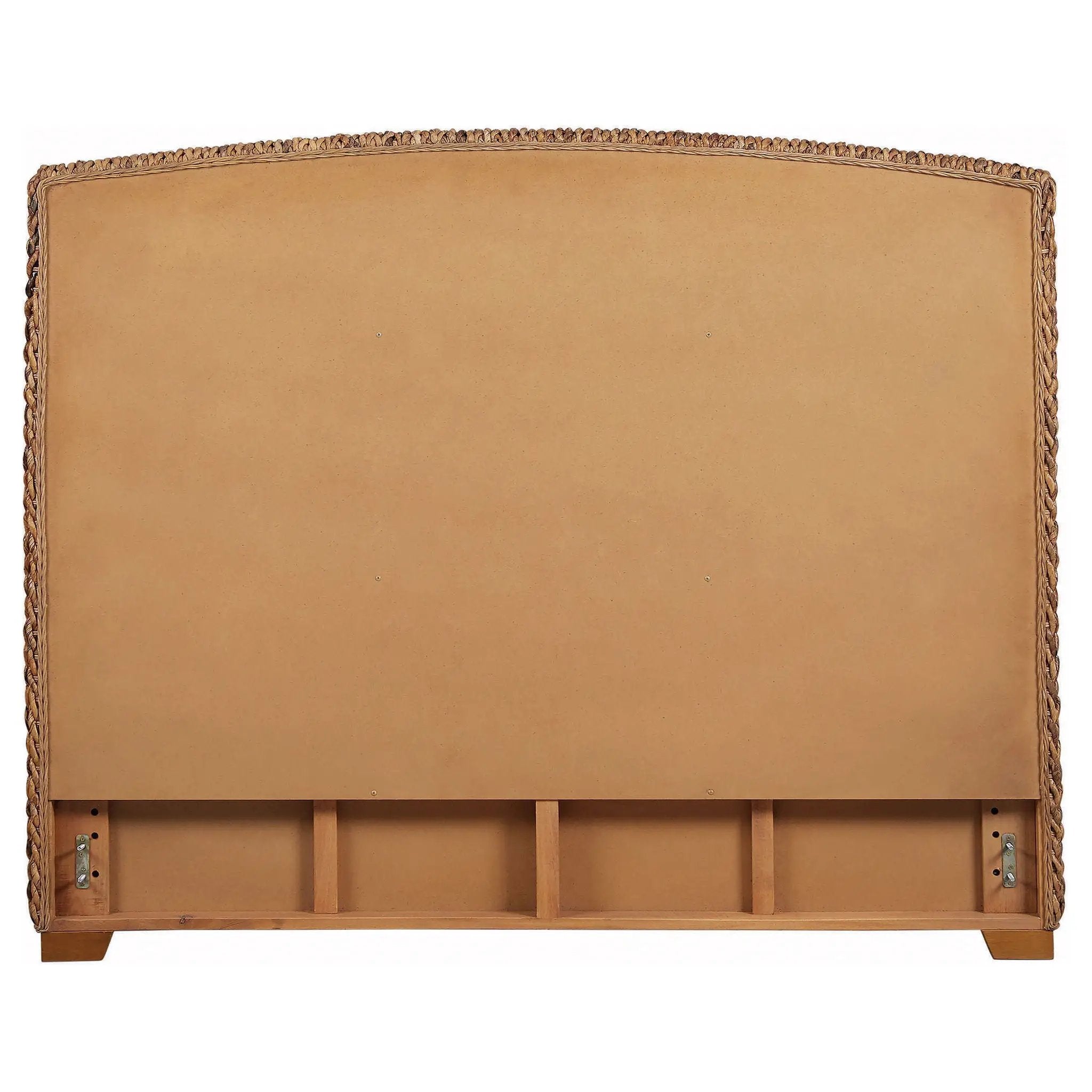 Laughton Woven Banana Leaf California King Headboard Amber by Unique Piece Furniture