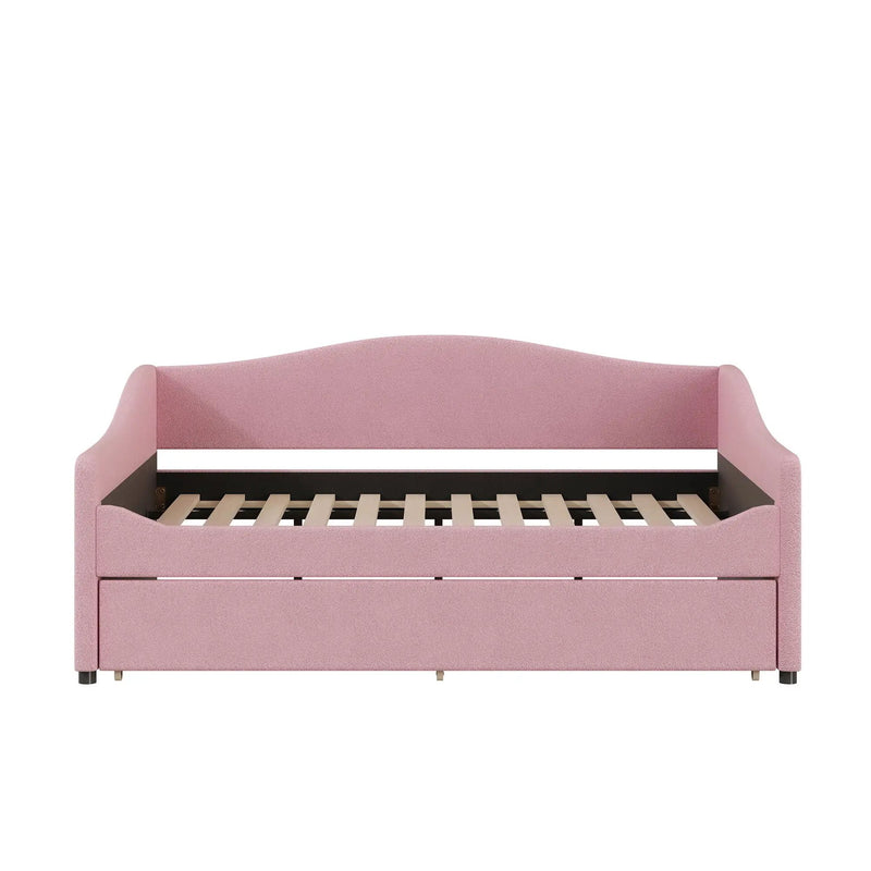 Upholstered Daybed With Light And Trundle by HouseOfZazla