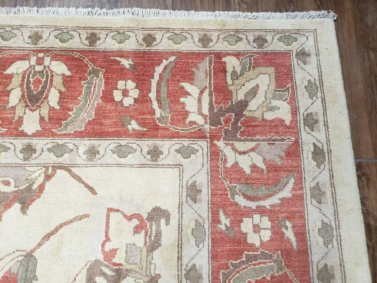 9' X 12' One-Of-A-Kind William Pak Peshawar Hand-knotted Wool Rug Nice by Jewel Rugs