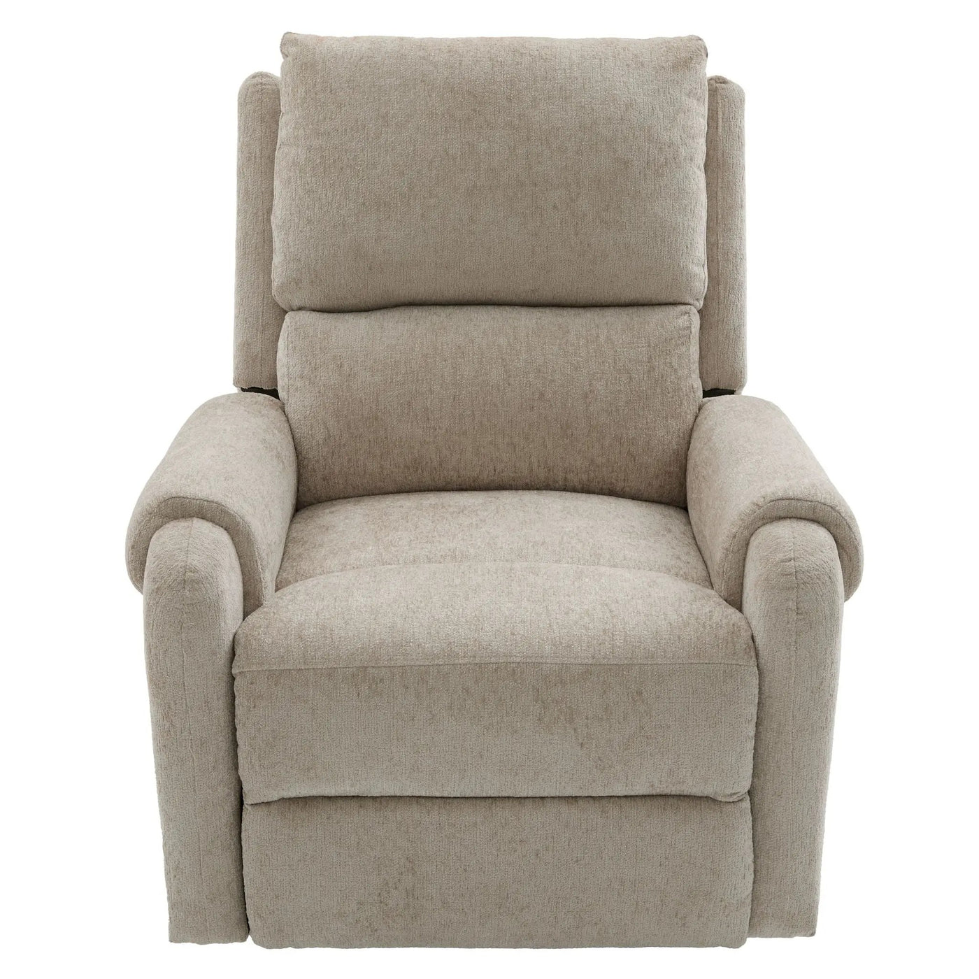 Manual Recliner Massage Chair With Swivel Rocker, 8 Massage Modes, Side Storage Pocket by HouseOfZazla