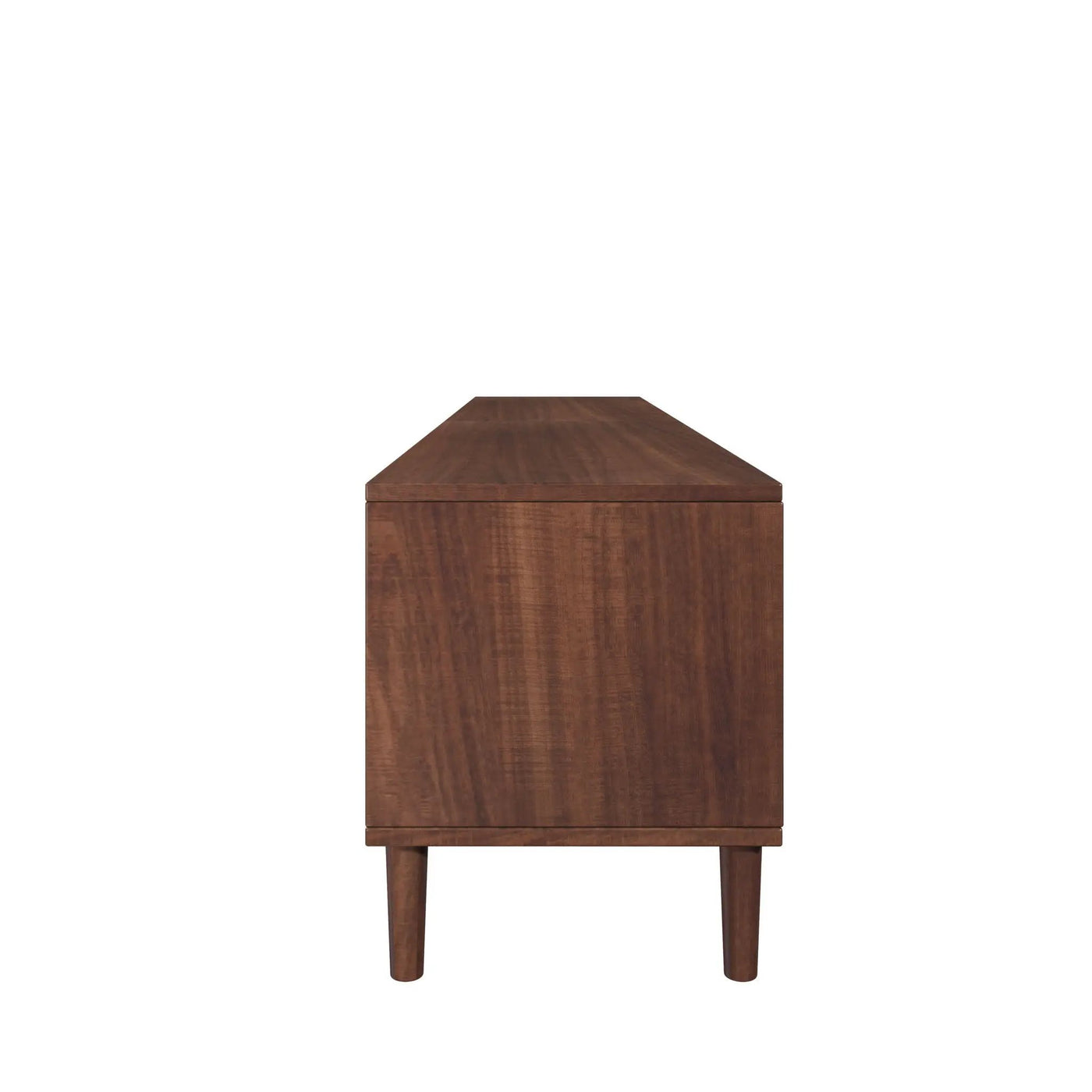 TV Stand With App-Controlled LED Lights, 2 Drawers & Door Storage by HouseOfZazla