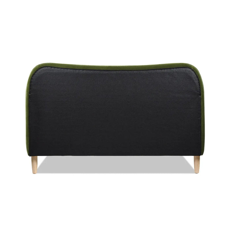 Roman - Curved Headboard Upholstered Platform Bed by Unique Piece Furniture