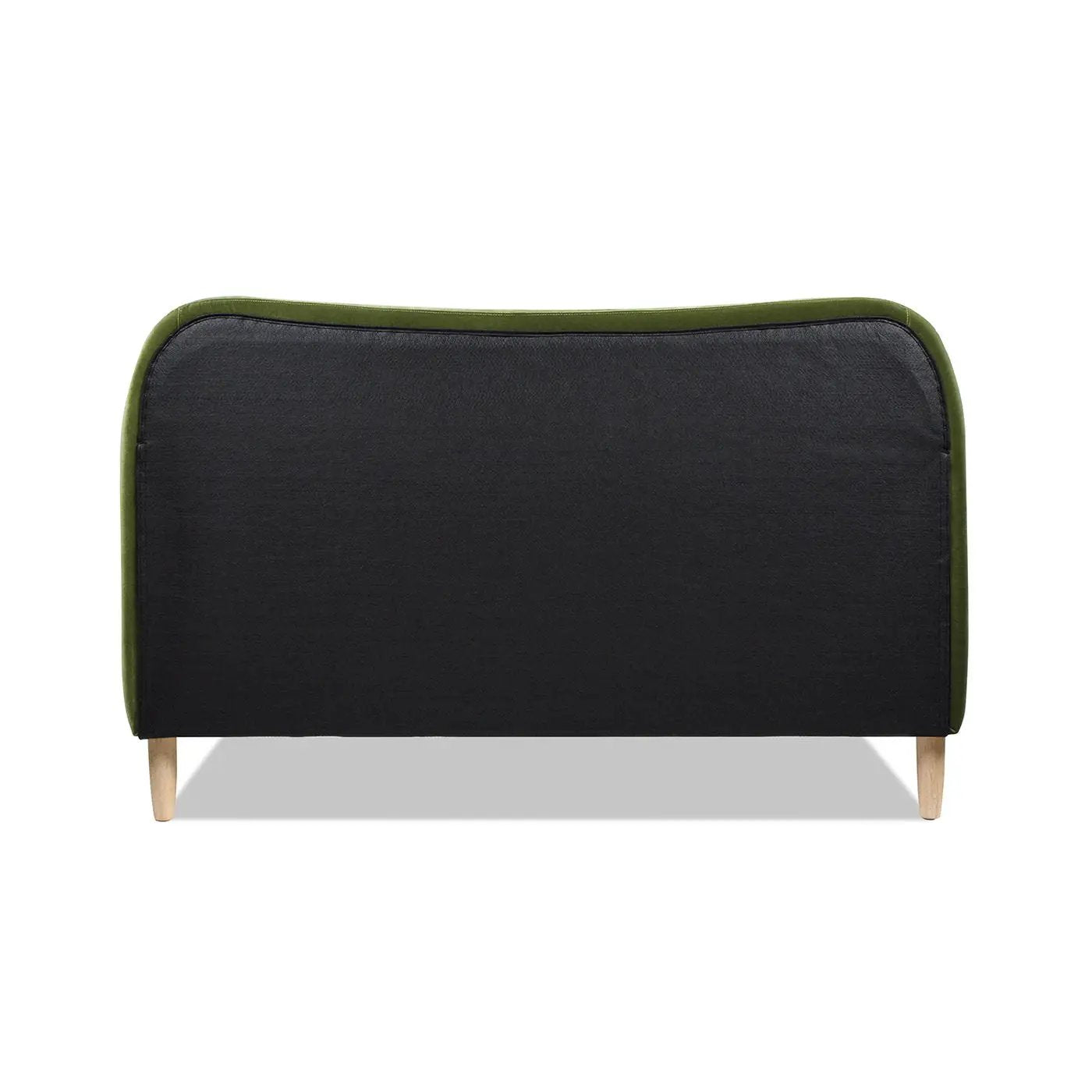 Roman - Curved Headboard Upholstered Platform Bed by HouseOfZazla