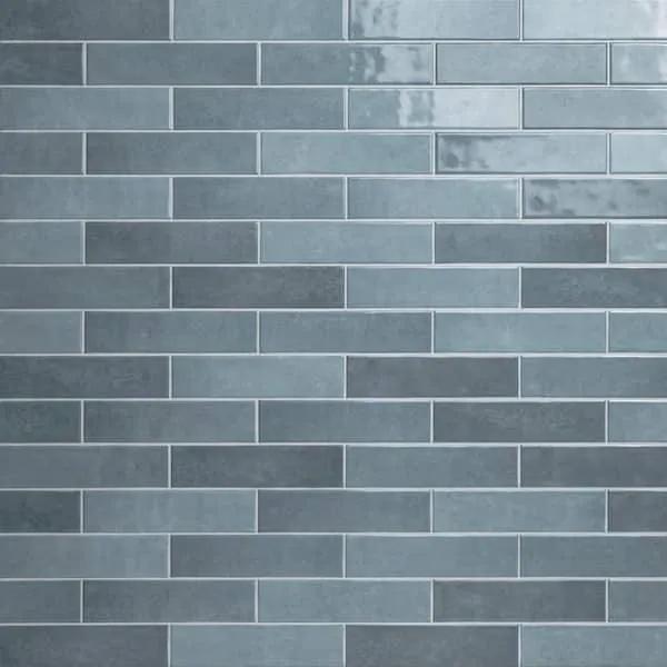 Open Box MSI Lakeview Denim 3 in. x 12 in. Glossy Ceramic Subway Wall Tile (5.5 sq. ft./Case)