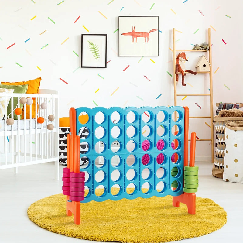 Jumbo 4 in a Row 4-to-Score Giant Game Set-White by DirectDeals