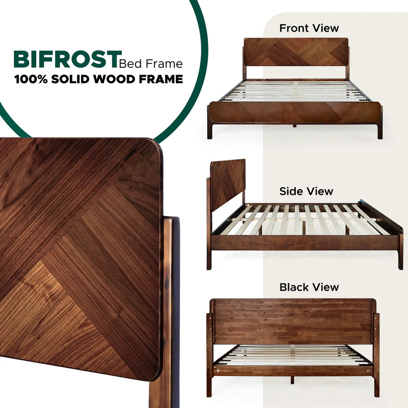 Bifrost Solid Wood Bed Frame by Megsu