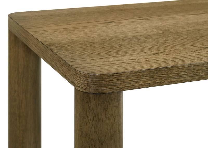 Castlewood Engineered Wood Cocktail Coffee Table Brown Oak by Unique Piece Furniture