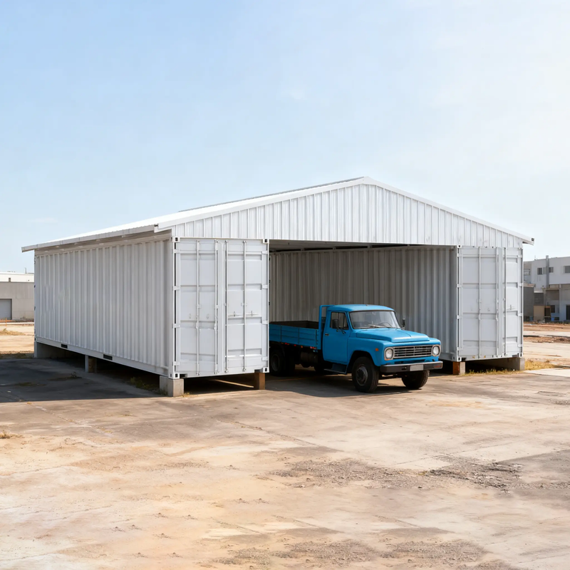 40FT x 36FT Container Roof Kit – Heavy-Duty Steel Shelter by HouseOfZazla