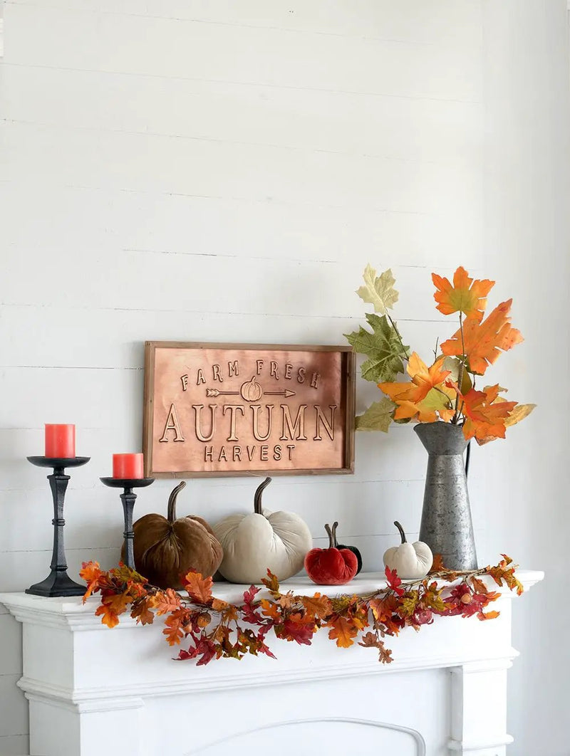 Paper Maple Leaf Spray, Botanicals Decor For Harvest Festival Fall Festival & Thanksgiving Table Decorations by HouseOfZazla