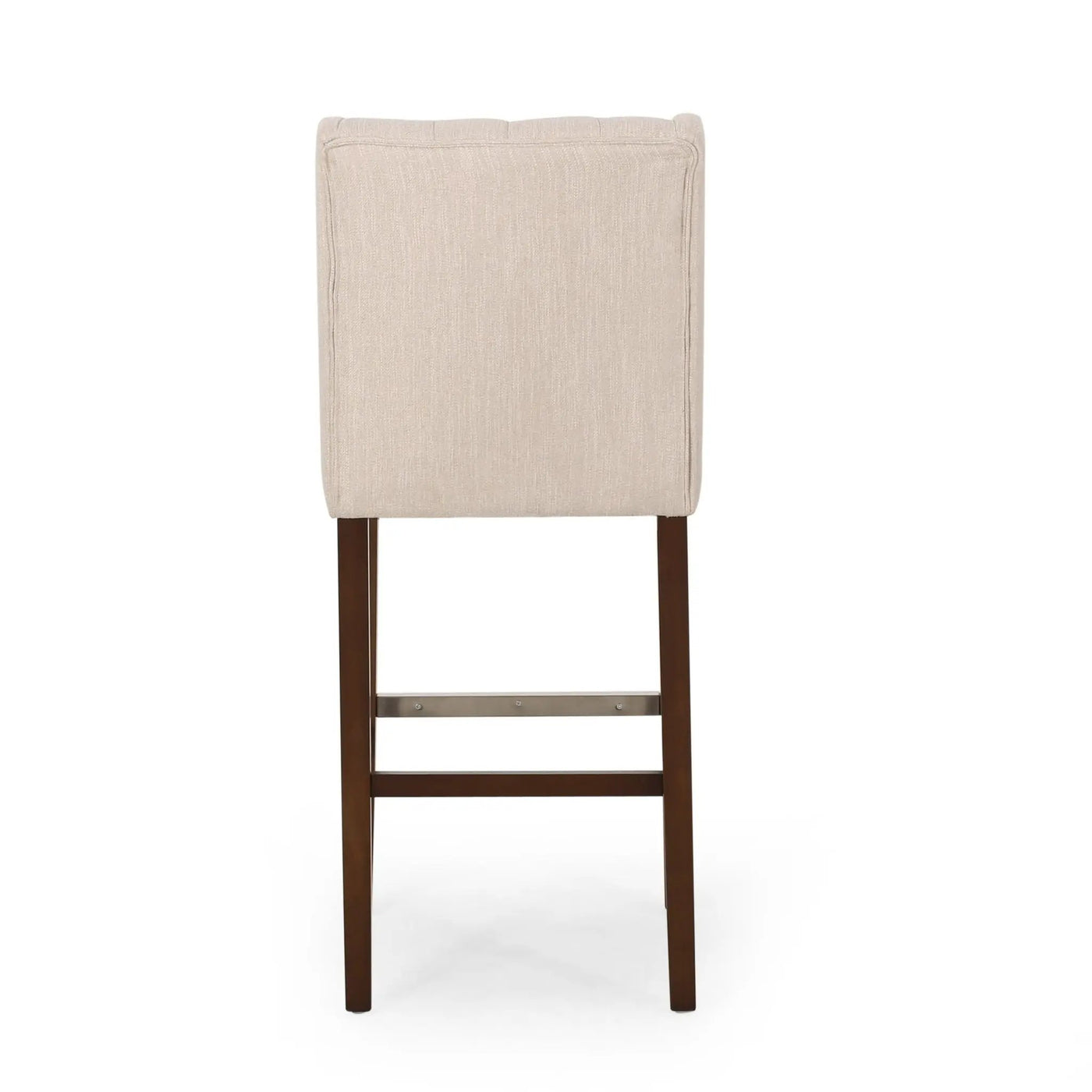 Solstara Upholstered Dining Barstool with Button Tufted and Wing Back by HouseOfZazla
