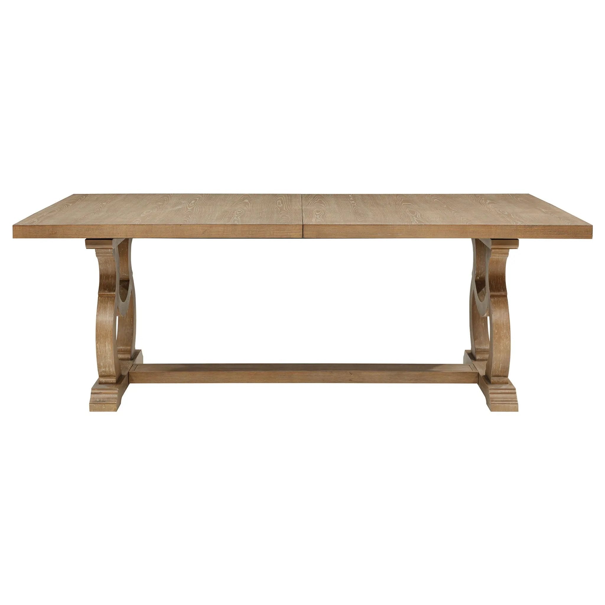 Brockway 104-inch Extension Leaf Dining Table Barley Brown by Unique Piece Furniture