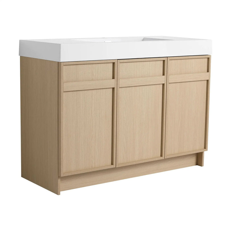Freestanding Bathroom Vanity With Resin Sink & Soft Close Cabinet Doors by HouseOfZazla
