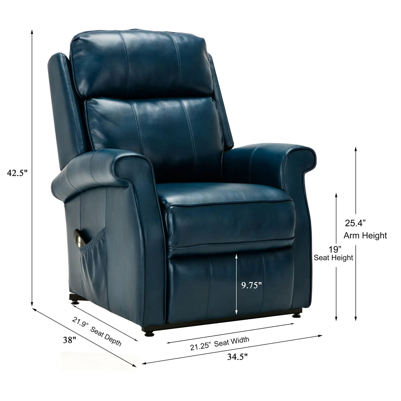Landis - Lift Chair With Electric Recline Function by HouseOfZazla