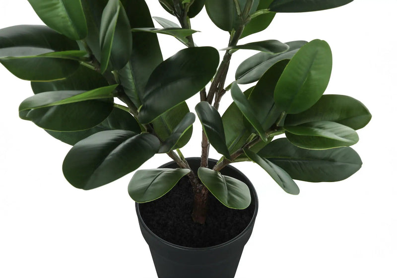 28" Tall, Artificial Plant, Garcinia Tree, Indoor, Faux, Fake, Floor, Greenery, Potted, Real Touch, Decorative - Green / Black by Unique Piece Furniture