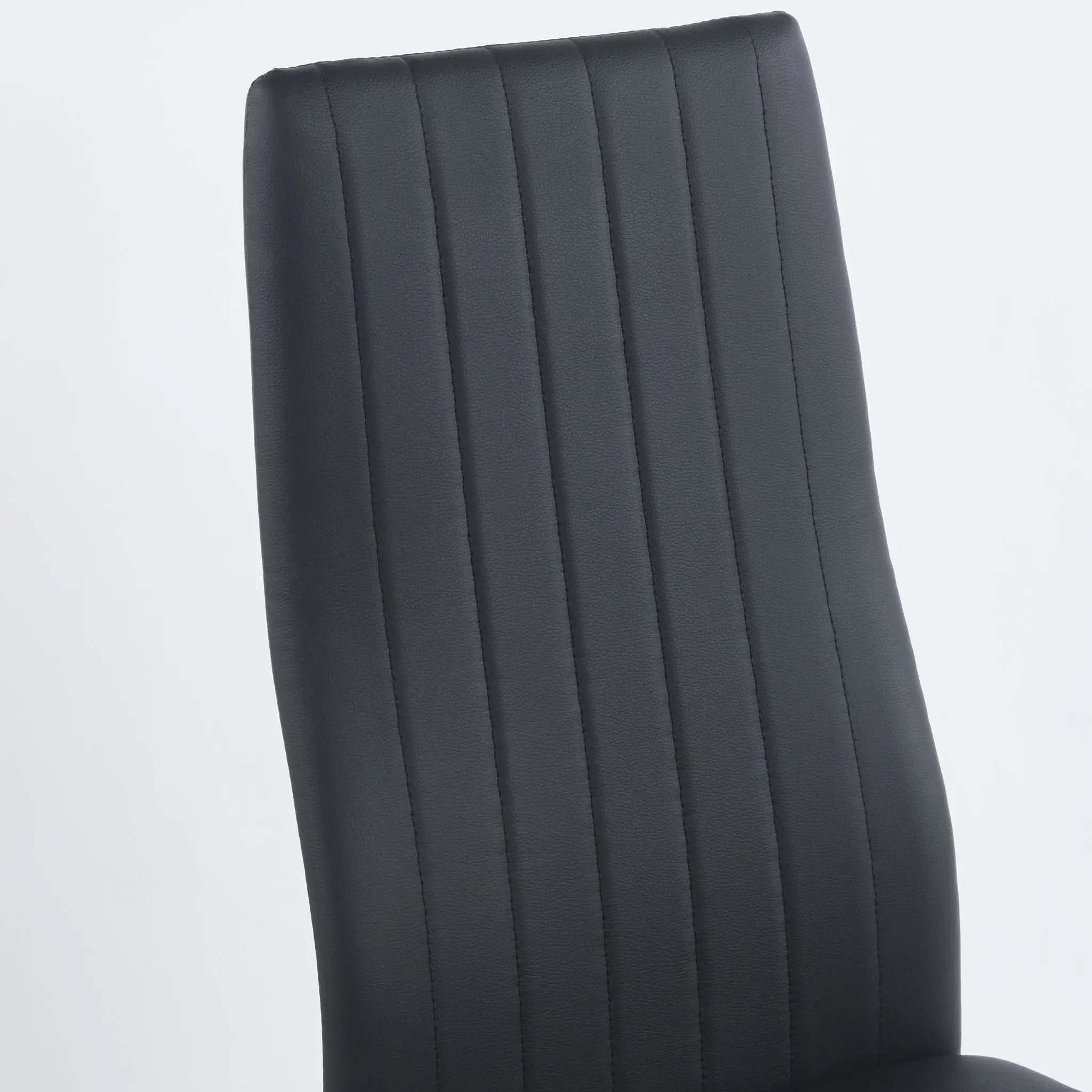 Dining Chair (Set of 4) - Golden Black by HouseOfZazla