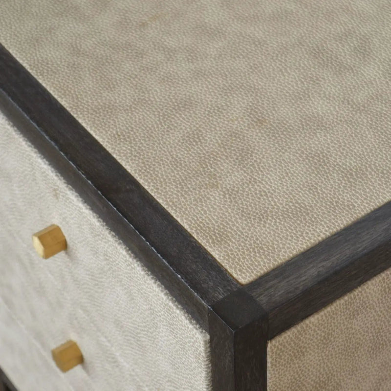 Nightstand, 3 Drawer - Black by Unique Piece Furniture