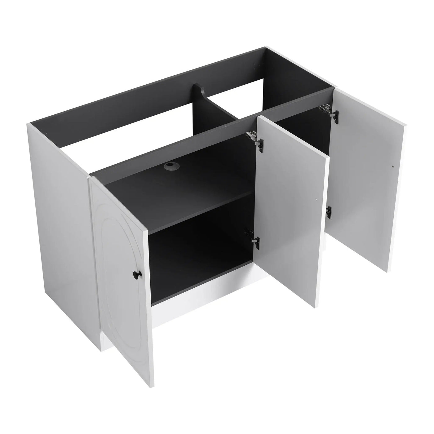 Modern Freestanding Bathroom Vanity With Soft Close Cabinet Doors by HouseOfZazla