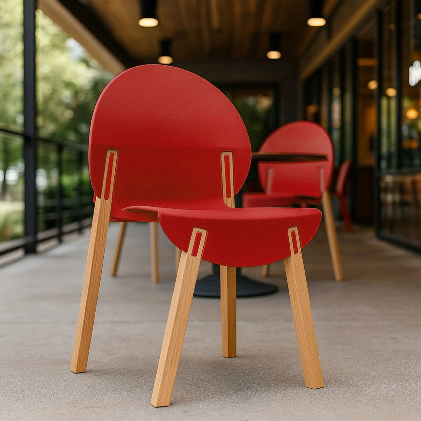 4 Piece Set Of Single Chairs With A Design Combining Modern And Traditional Elements by HouseOfZazla