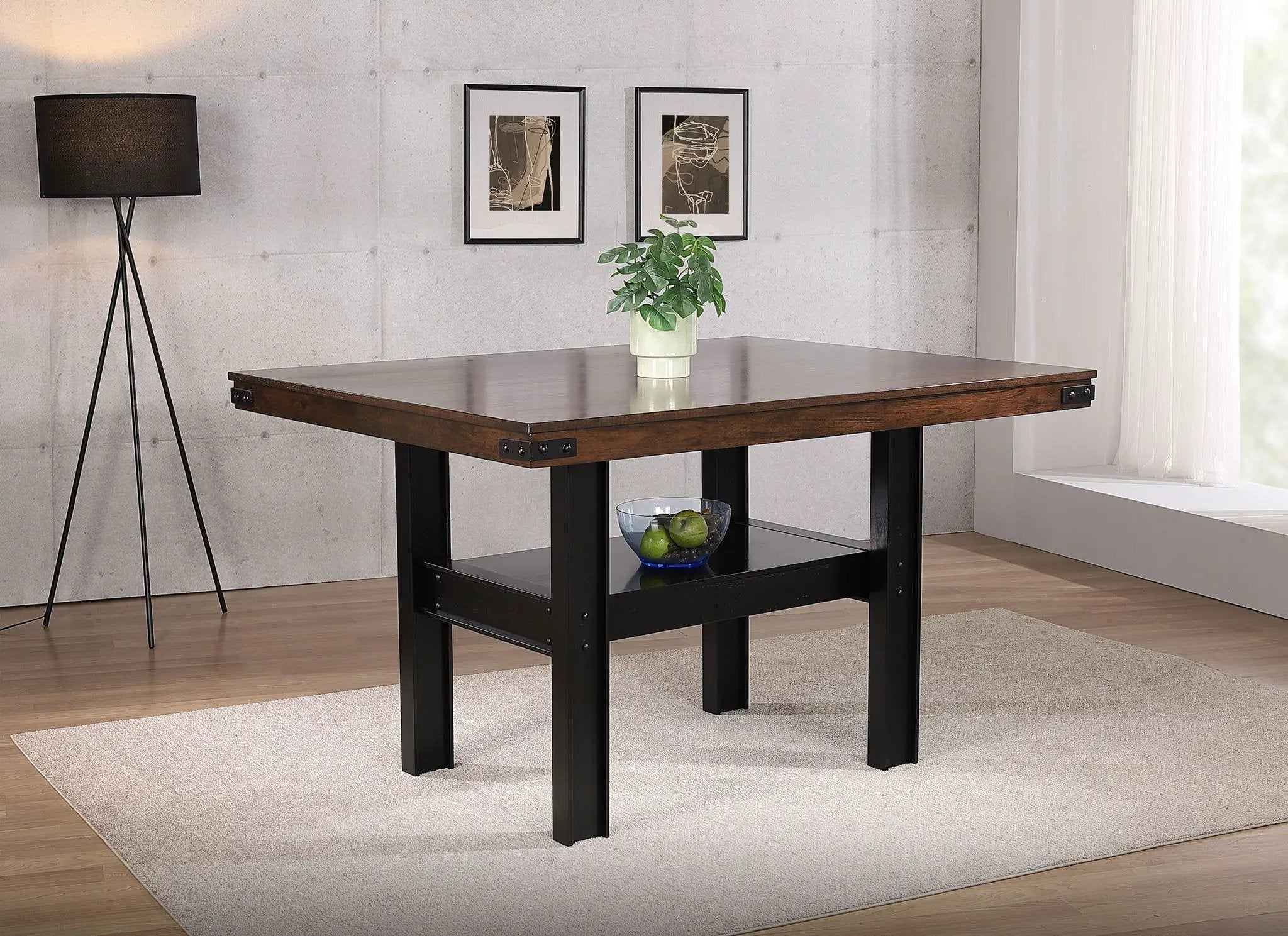 Patterson 60-inch Counter Height Dining Table Mango Oak by Unique Piece Furniture