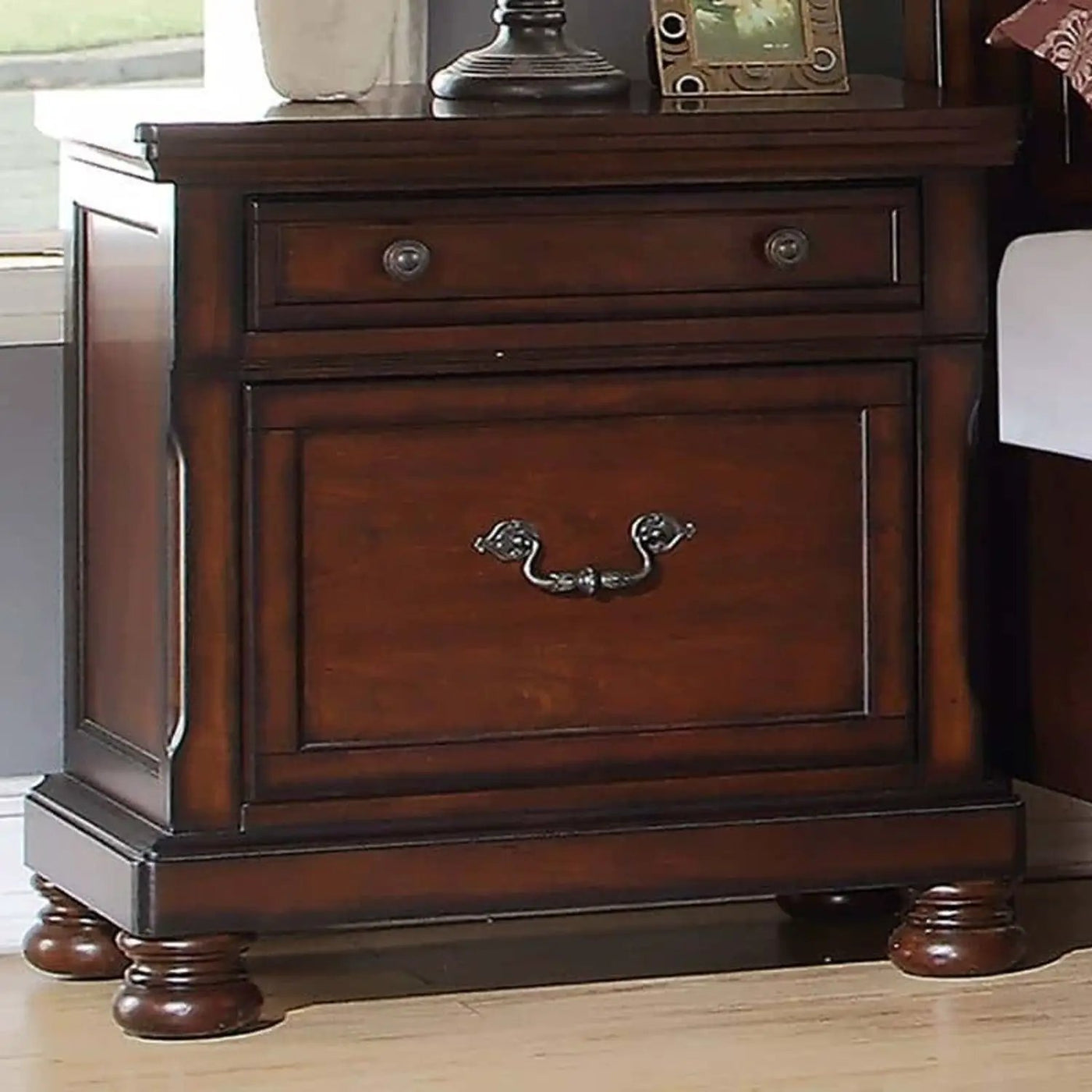 3 Piece Bedroom Set, Bed With 2 Nightstands by HouseOfZazla