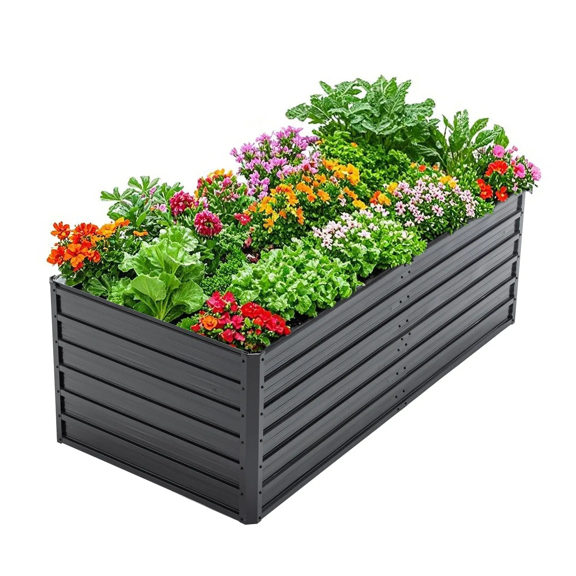 6x3x2 FT Metal Raised Garden Bed by HouseOfZazla