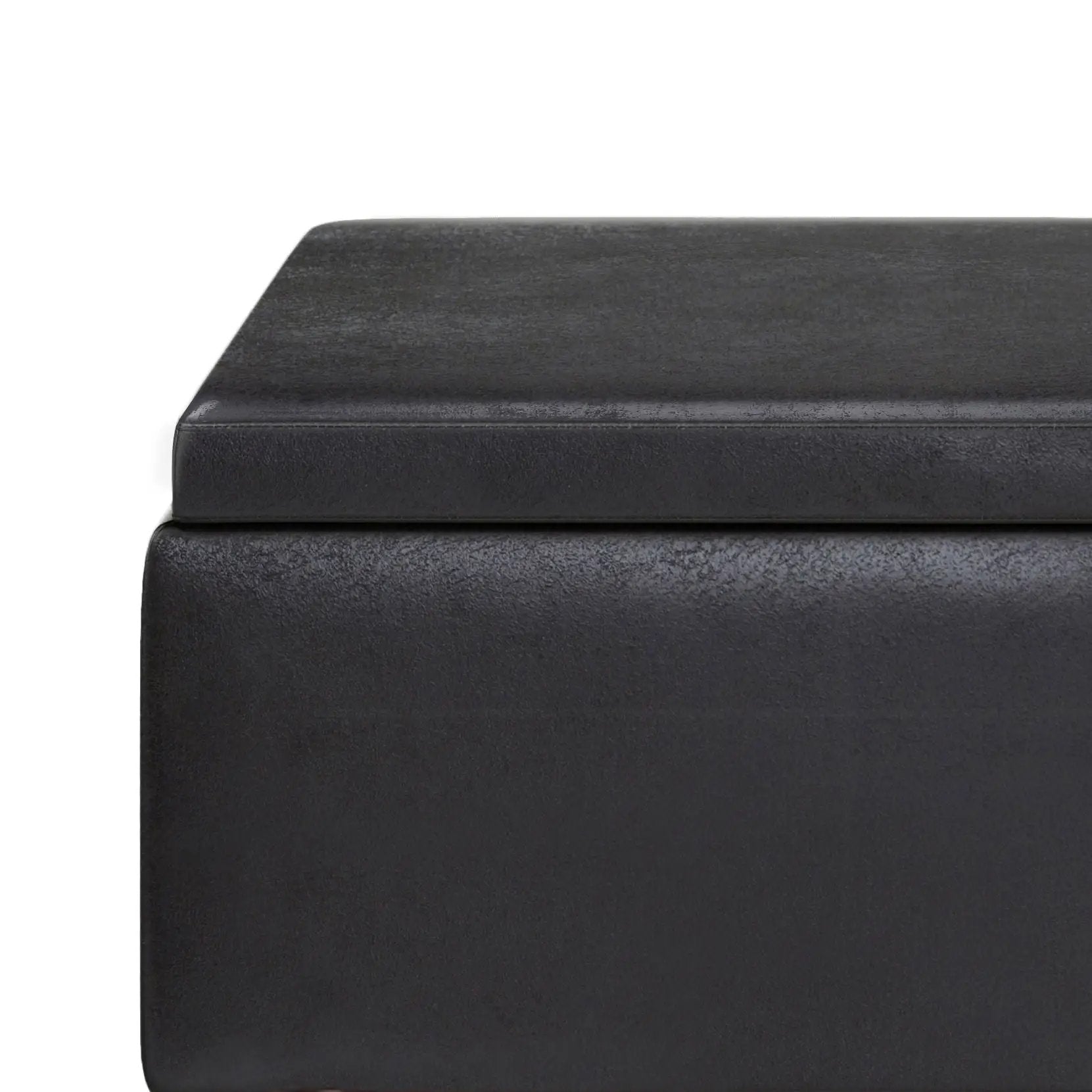 Owen - Tray Top Small Coffee Table Upholstered Storage Ottoman by Unique Piece Furniture