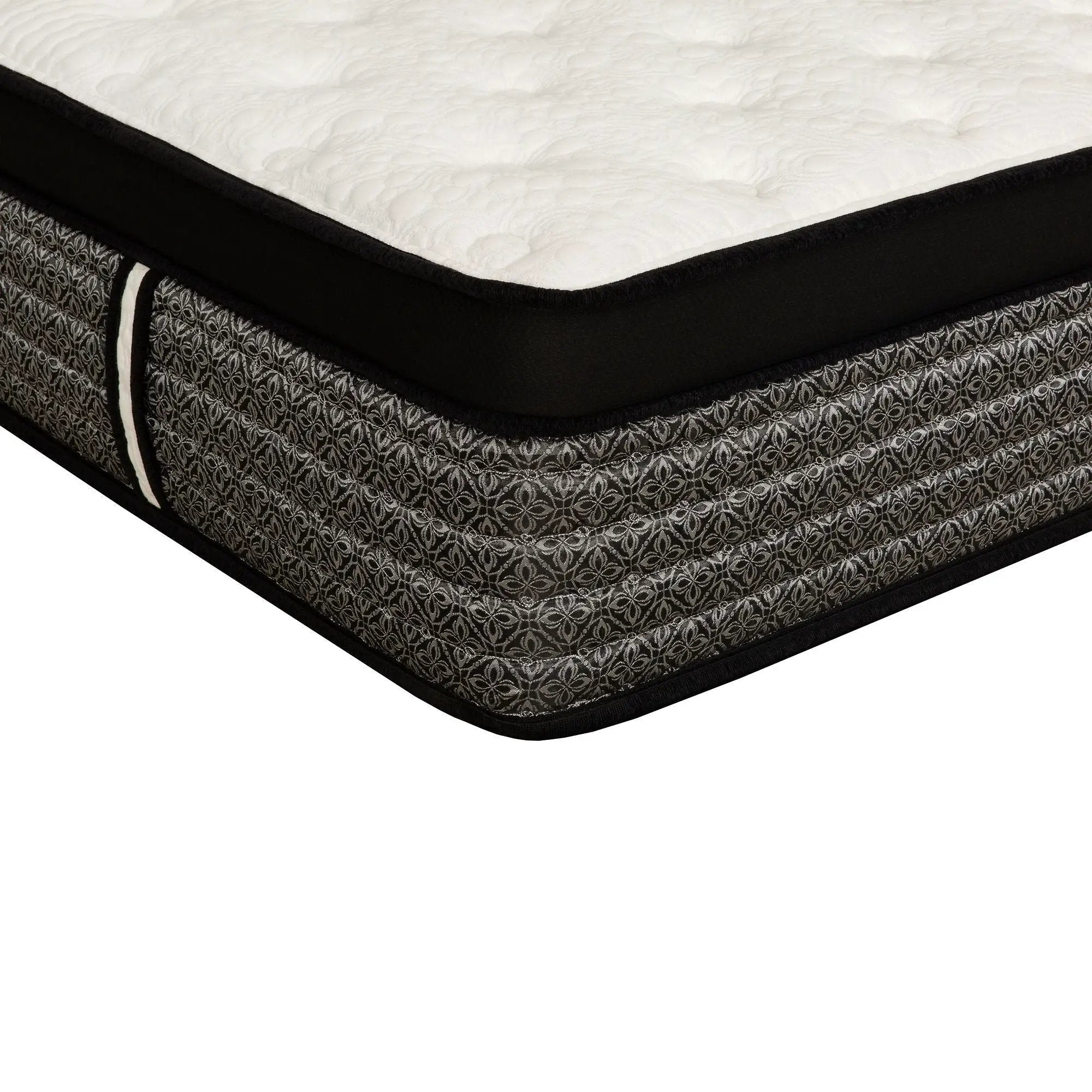 16" Premium Hybrid Mattress In A Box Plush Gel Memory Foam Top With Cooling Technology - Gray / White - Queen by HouseOfZazla