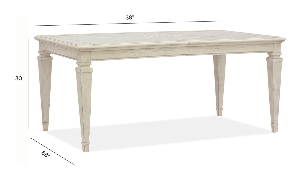 Newport - Rectangular Dining Table - Alabaster, photo 2 of 7
