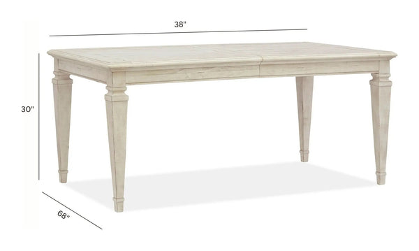 Newport - Rectangular Dining Table - Alabaster, photo 2 of 7