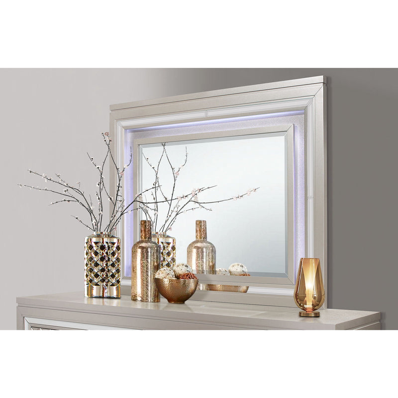 Glam Mirror with LED Light – Champagne, photo 2 of 6