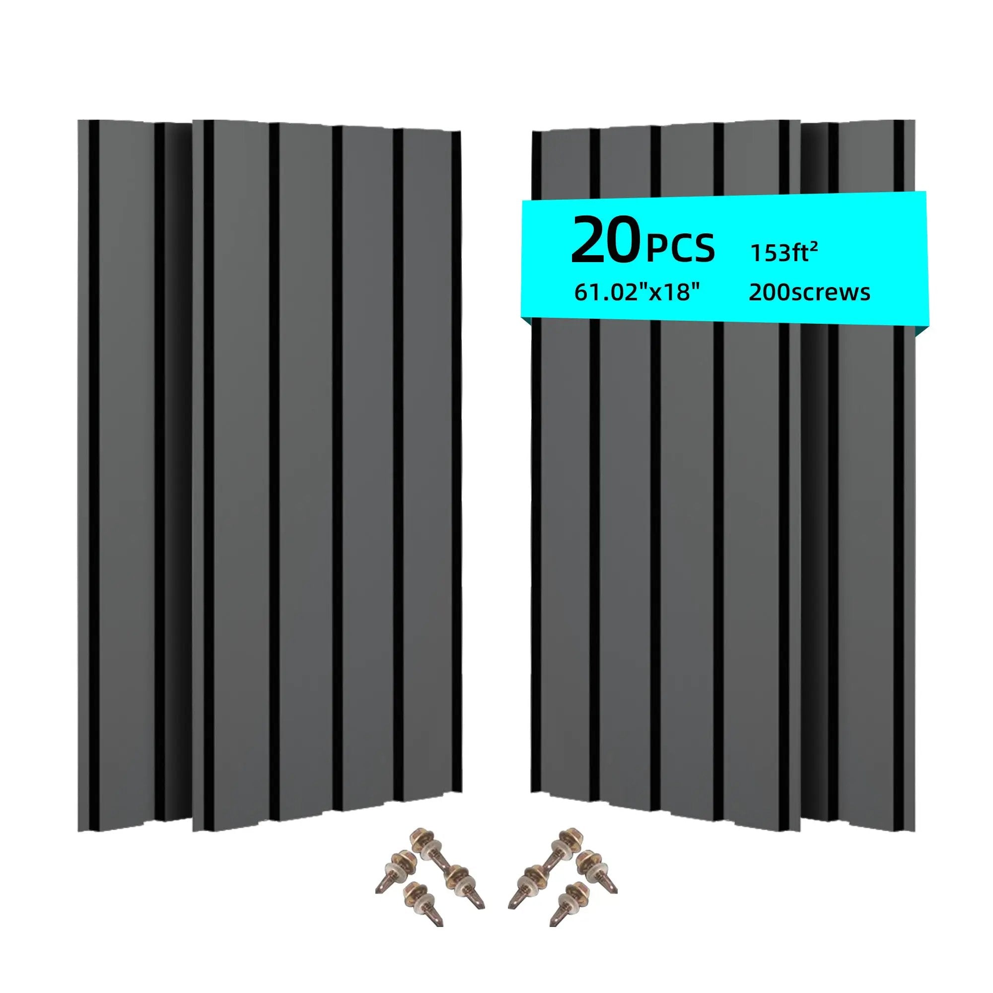 Metal Roof Panel Length 61IN Galvanized Roof Panels by HouseOfZazla