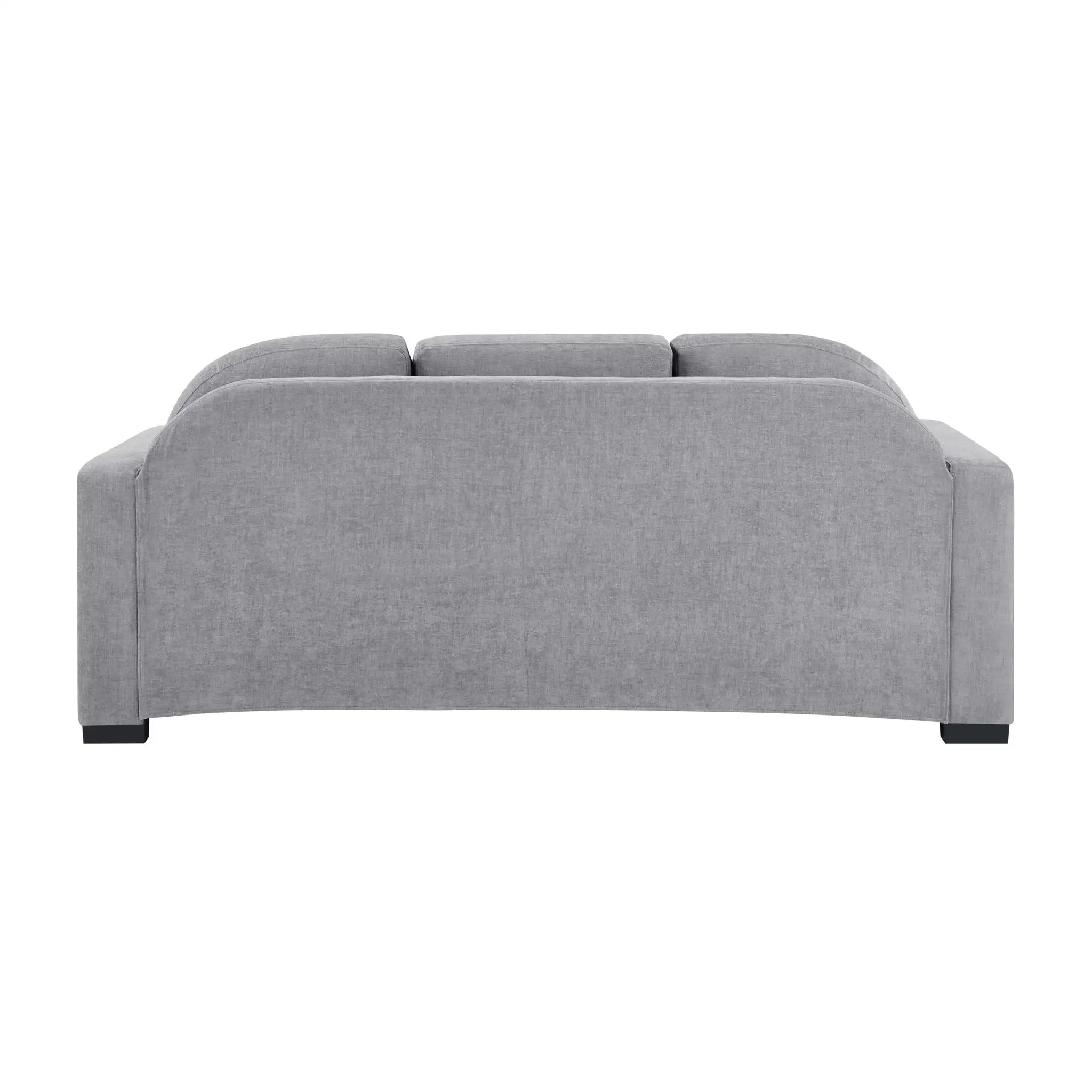 Modern 3 Seater Sofa With Curved Backrest by HouseOfZazla