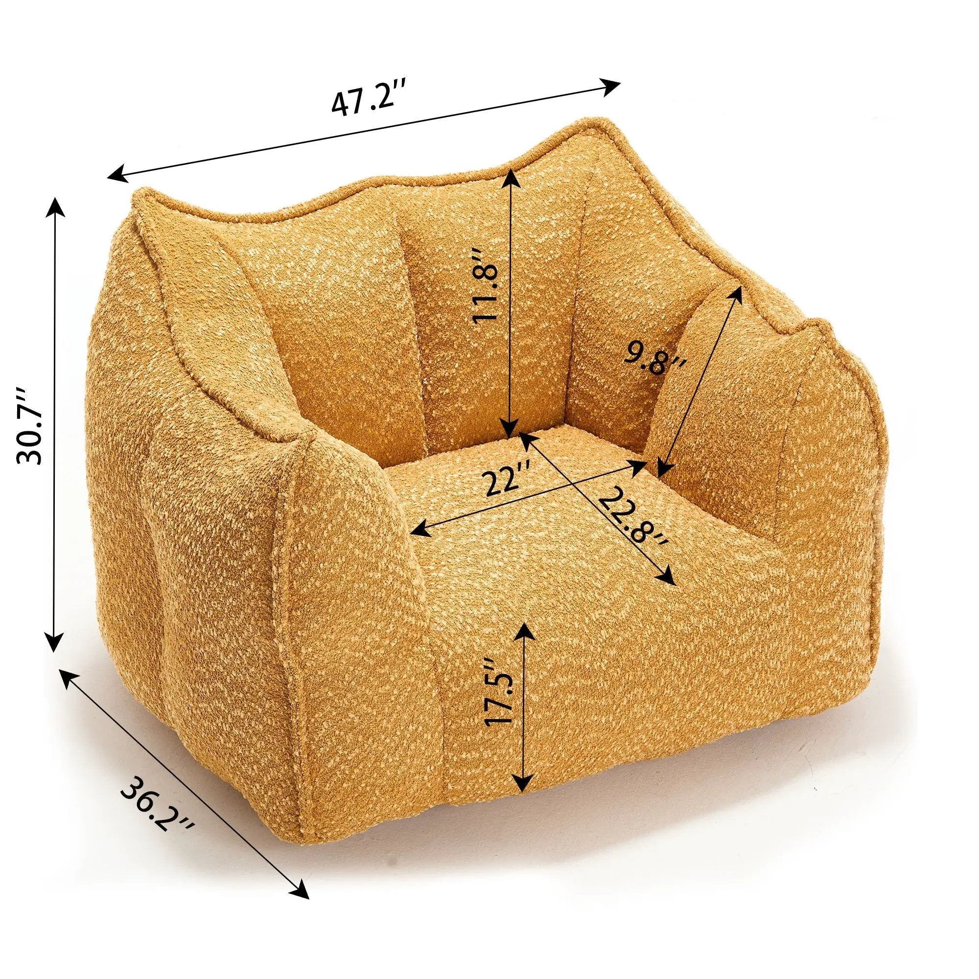 Comfortable Sofa Chairs With Highly Resilient Foam For Living Rooms And Bedrooms by Unique Piece Furniture