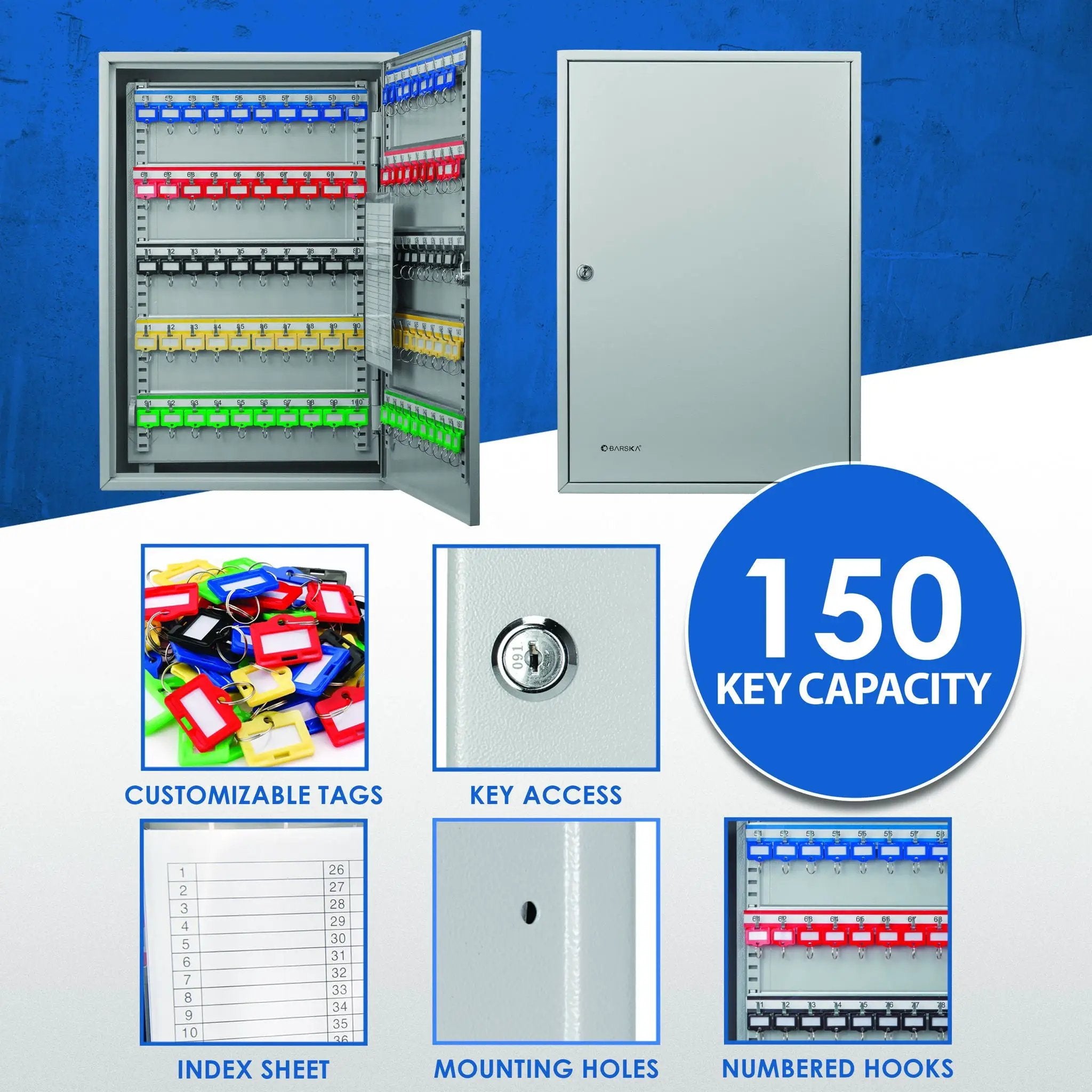Adjustable Key Cabinet With Lock by HouseOfZazla