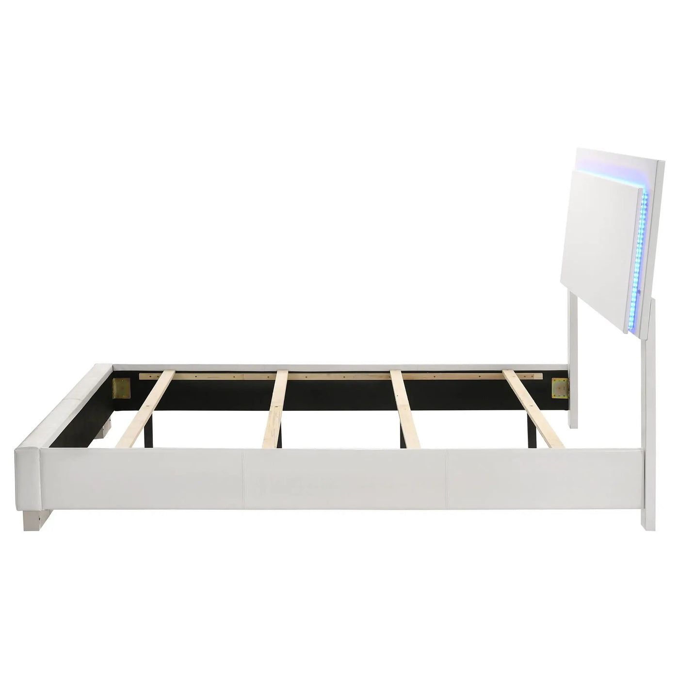 Felicity - LED Panel Bed With Built In Lighting by HouseOfZazla